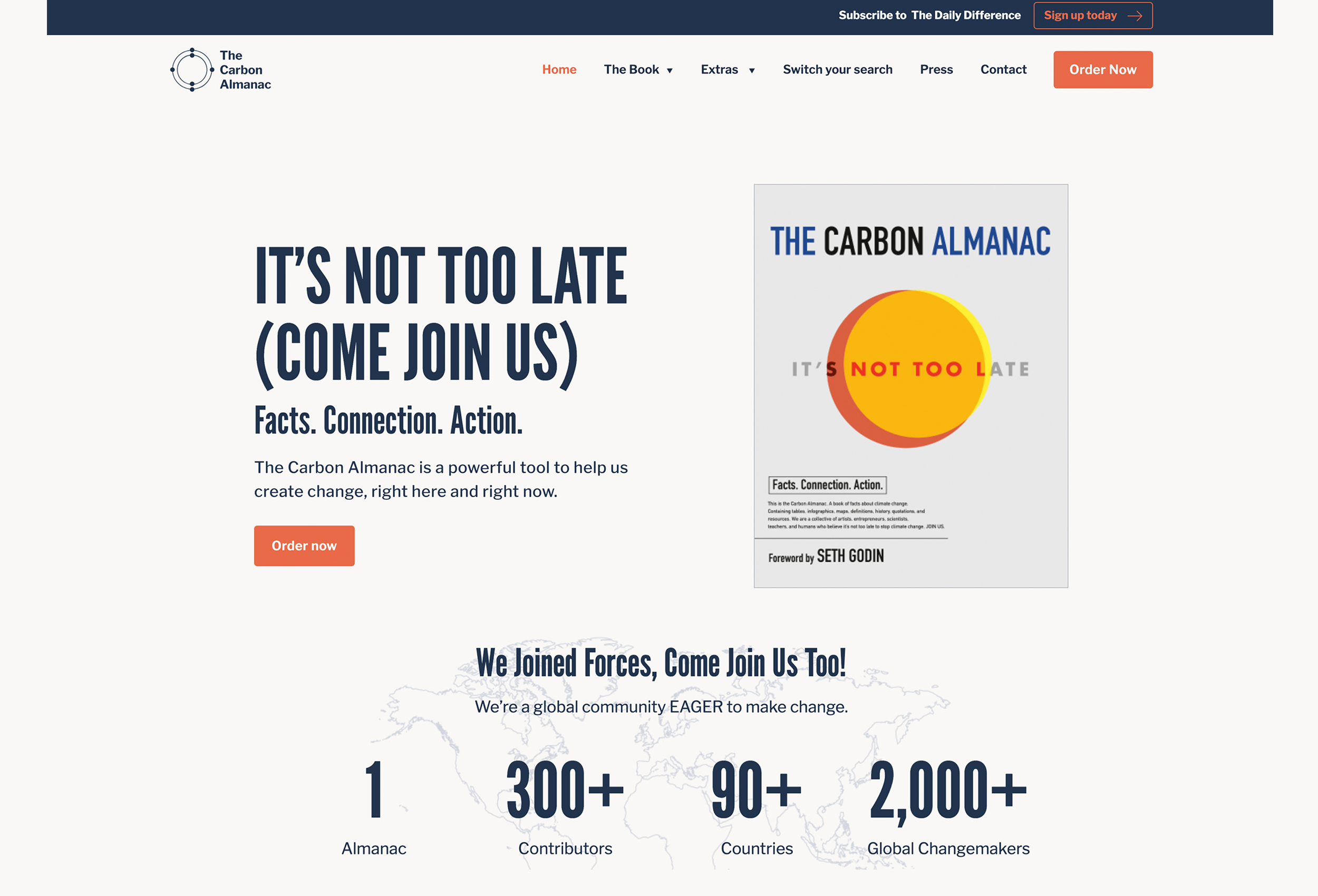 carbon almanac homepage