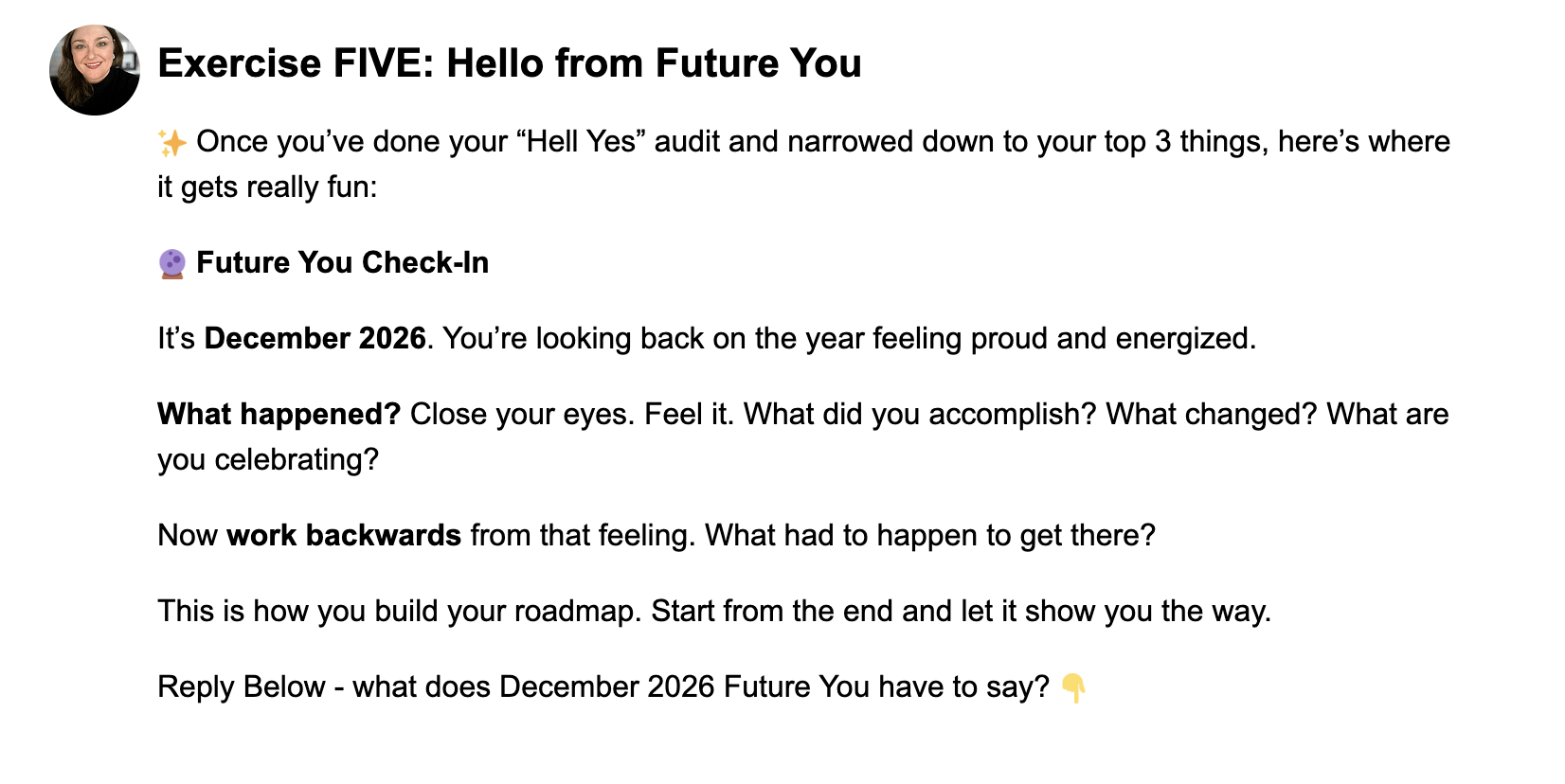 Exercises and Prompts to carry on the conversation